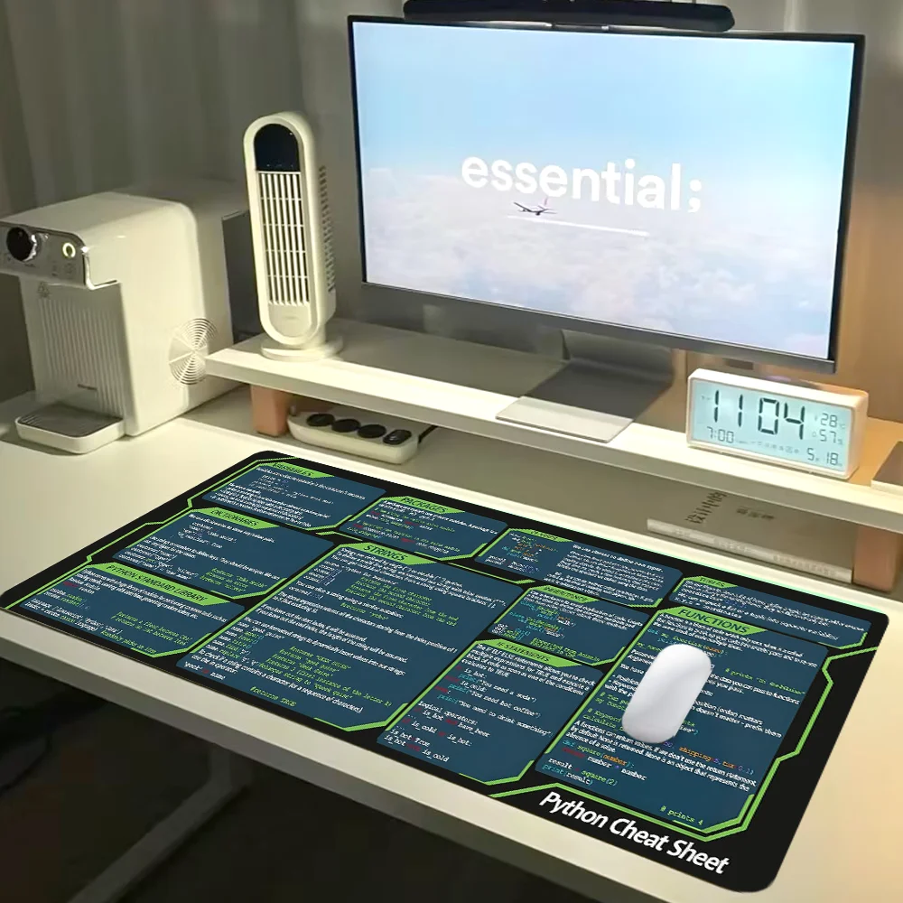 Коврик для мыши Python Sheet большой игровой коврик настольные аксессуары резиновый