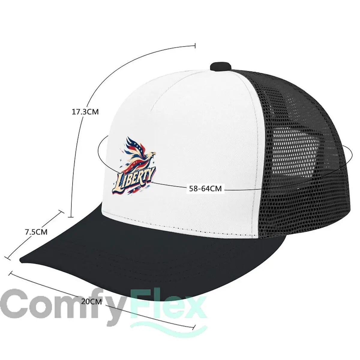 Фото Бейсбольная кепка из сетчатой ткани Patriotic Eagle Liberty Spirit Lette, повседневная кепка для активного отдыха, для женщин, унисекс, женская №2