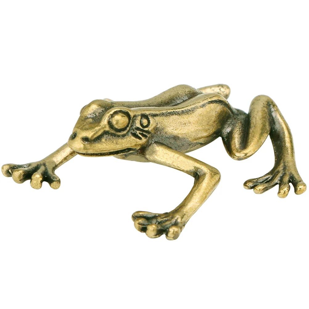 

Brass Statue Figurine Animal Frogs Decor Sculpture Fengshui Statues Figurines Crafttoad Wealth Small Decorationfigure Chinese