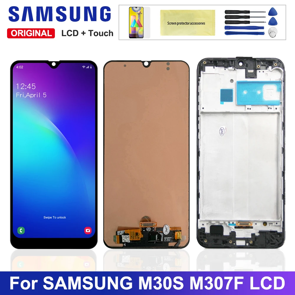 

100% Tested LCD For SAMSUNG Galaxy M30S LCD Display + Touch Screen Digitizer Replecement For Samsung M307 M307F M307F/DS Lcd