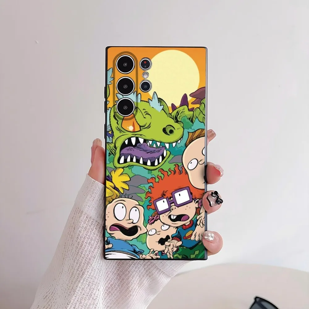 Чехол для телефона с рисунком R-Rugarts для Samsung Galaxy S25 S24 S22 S23 Ultra S21 S20 Plus 5G, матовый нескользящий мягкий чехол с полным покрытием (art.: 3920cd270f74f) - 3920cd270f74f
