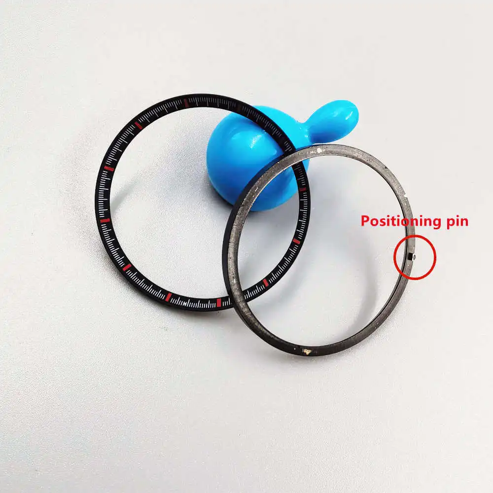 30.5mm 60 Minutes Scale Number 24Hour Watch Chapter Ring For NH35 NH36 4R 6R SKX007 SKX009 Replacement Parts