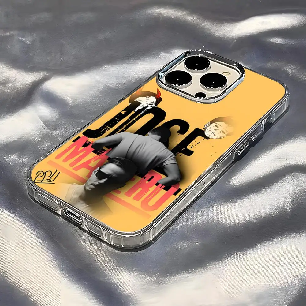 Чехол для телефона J-Jose Madero Singer для iPhone 17 Pro Max, 16, 15, 14 Pro Max, iPhone 13 Pro Max, 11 Plus, прозрачный (art.: 3920d8627ec7e) - 3920d8627ec7e