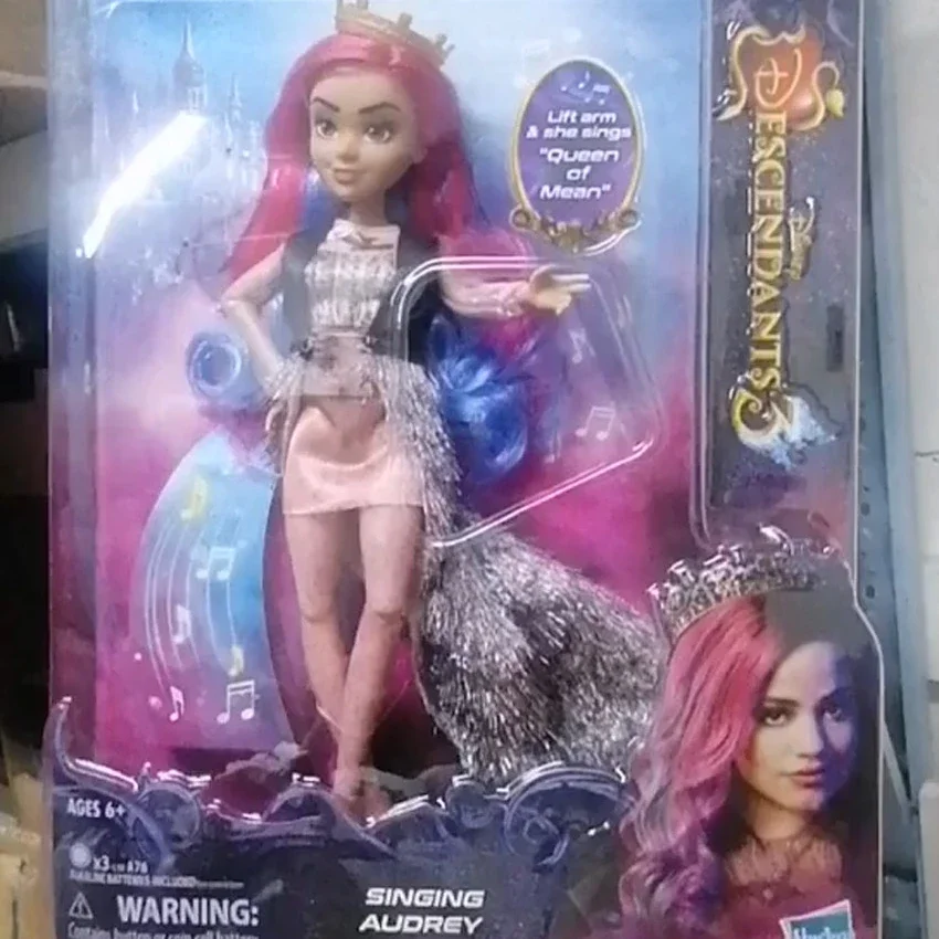 Фигурки героев Диснея поющие Одри принцесса роза королева среднего размера