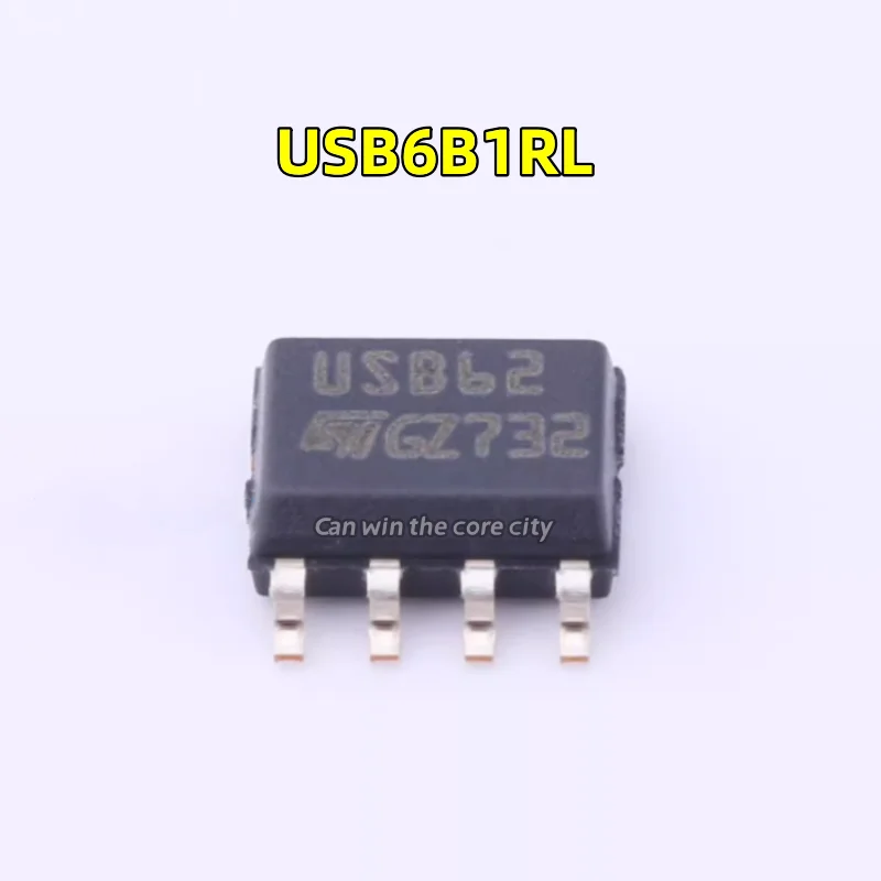 10 шт. USB6B1RL новая Оригинальная Подлинная упаковка SOP-8 трафаретная печать USB62 ESD подавляющая трубка TVS diode