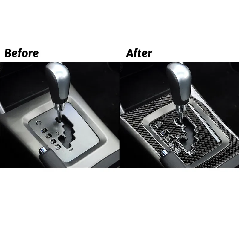 Наклейки для панели передач из углеродного волокна Subaru Forester 2009 2010 2012 2013