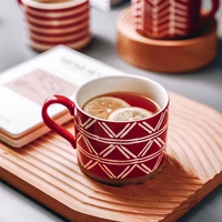 nordic ceramic milk tea mug office cups drinkware creative coffee cup with spoon ceramic mug