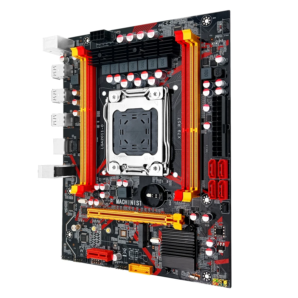 Machinist X79 материнская плата с LGA 2011 Xeon E5 2620 V2 CPU поддержка DDR3 оперативная память NVME M.2