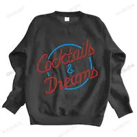 Man thin style hoodie COCKTAILS & DREAMS COCKTAIL MOVIE LOGO hoodies Tom Film 80s Cruise Bar brand men autumn hoodies