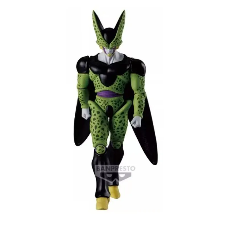 Фото Оригинальная фигурка BANDAI Dragon Ball Z Solid Edge Works The Departure 17 Perfect Cell, аниме-фигурка, модель, игрушка, украшение, подарок, 20 см №3