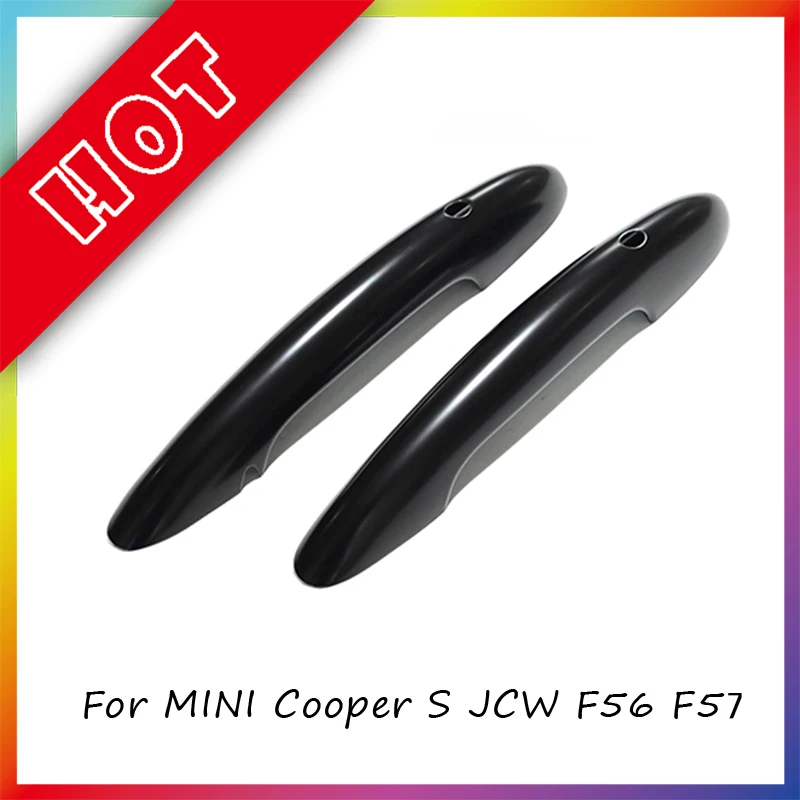 

2PCS In Set Gloss Black Door Handle Cover Sticker Trim For MINI Cooper S JCW F56 F57 Car-Styling Exterior Parts Accessories
