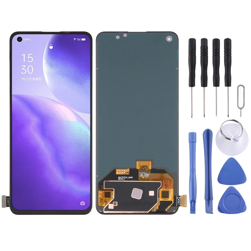 OLED ЖК-экран для OPPO Reno5 4G/Reno5 5G/Reno5K 5G/ Reno6 4 / Reno6 5G/ Reno7 4G/ K9 Pro/ Find X3 Lite/ Realme Q3 Pro Carnival