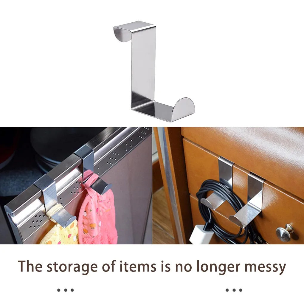 

Stainless Steel Hook Heavy Duty Anti-rust Kitchen Drawer Pocket Hanger