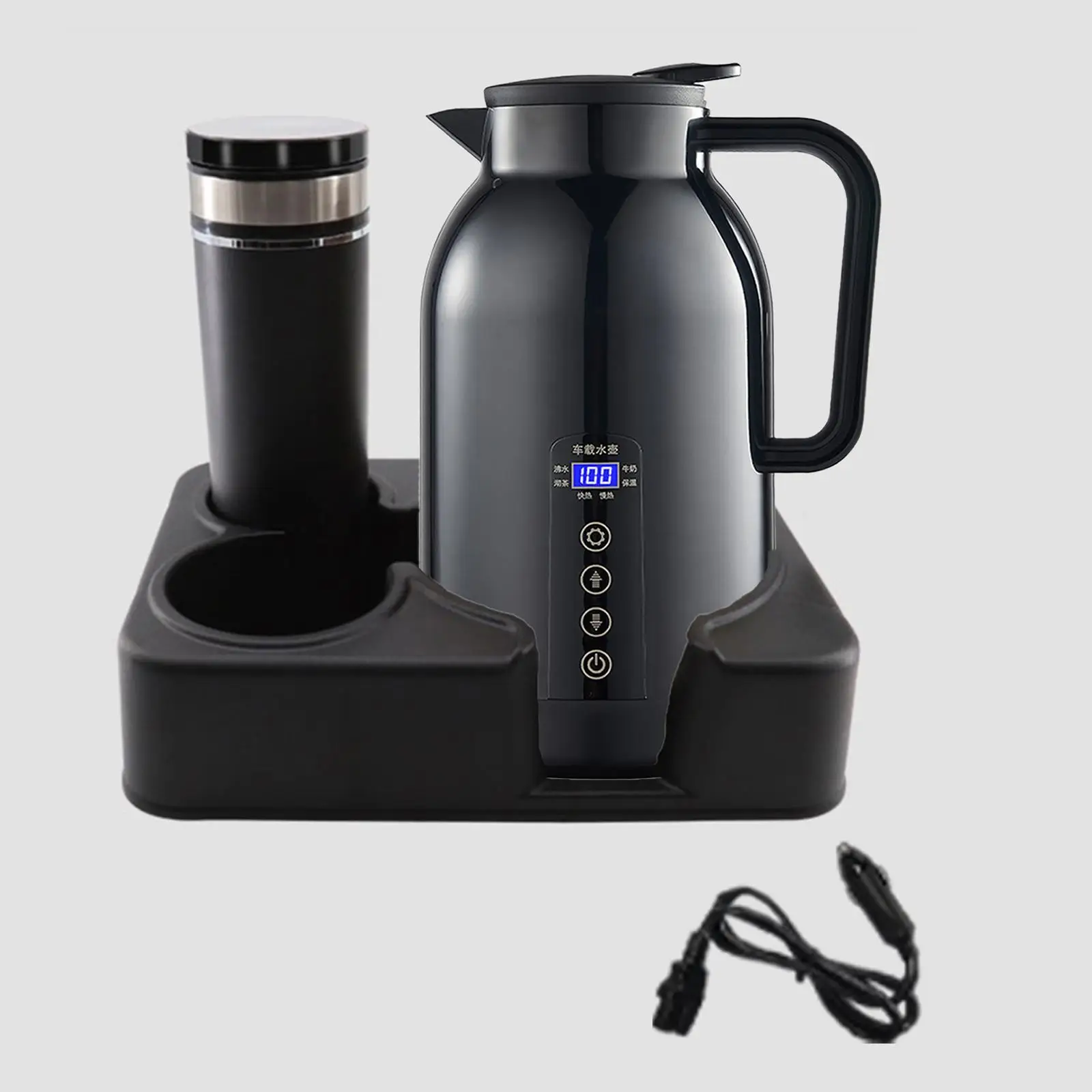 

Автомобильный чайник 12 В/24 В 1,3 л, бойлер, автомобильная кружка с подогревом, нержавеющая сталь 304