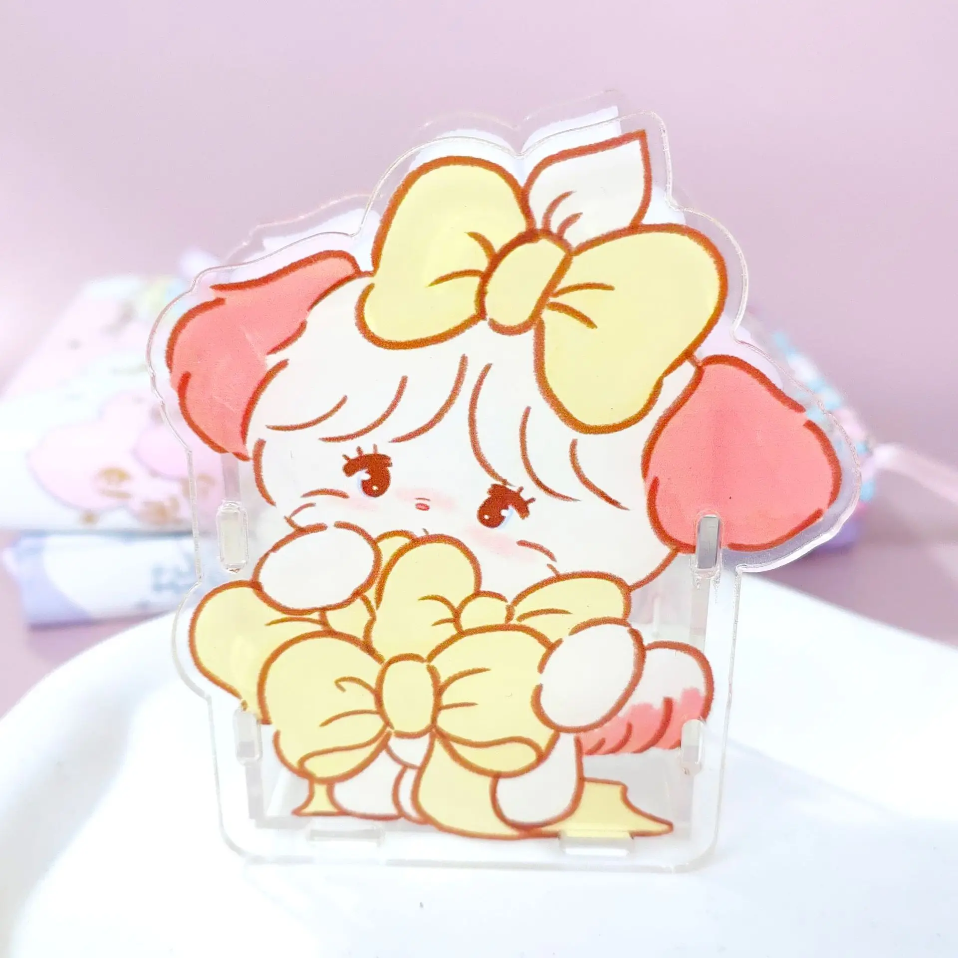 Милая кавайная ручка с мультяшным рисунком для студентов Настольный держатель