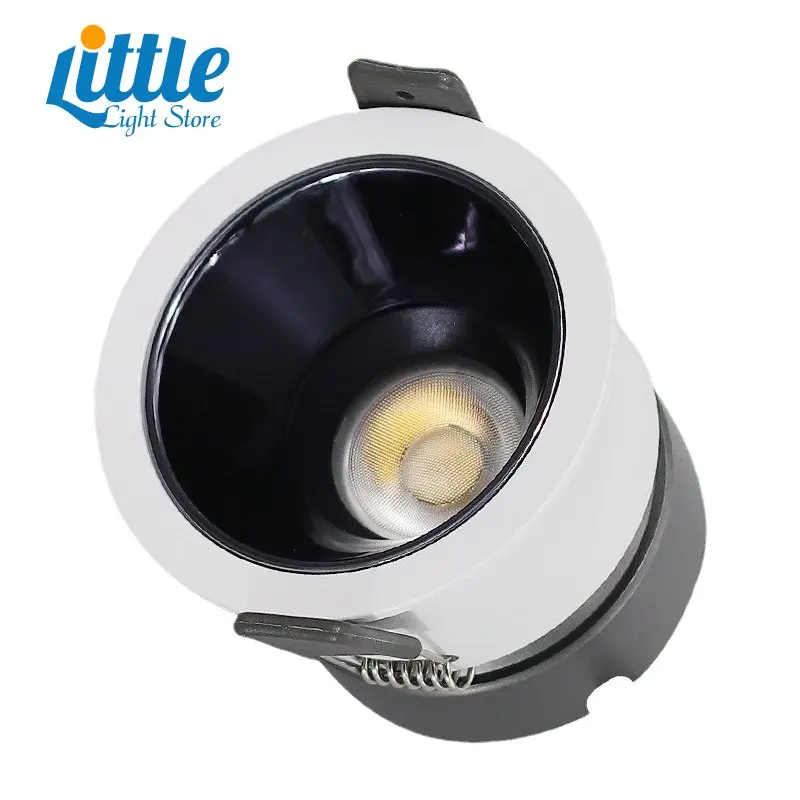 

Downlight Ceiling Lamp LED Embedded Adjustable Angle Spotlight LED Anti-glare Embedded Living Room COB Smart Downlight