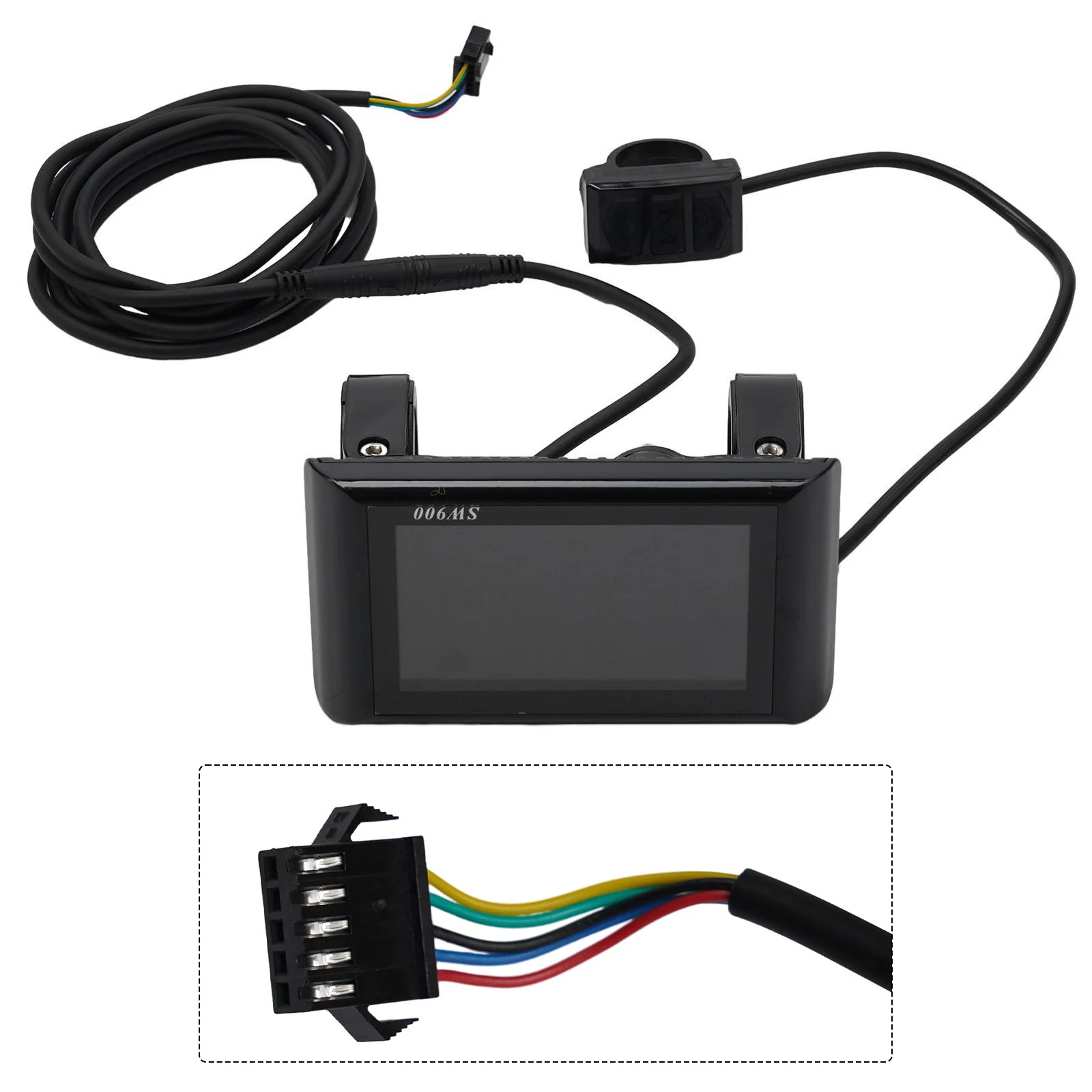 

E-Scooter LCD Display ABS Accessories Black Colorful Display DC24-60V Parts 225g Brand New Durable And Practical