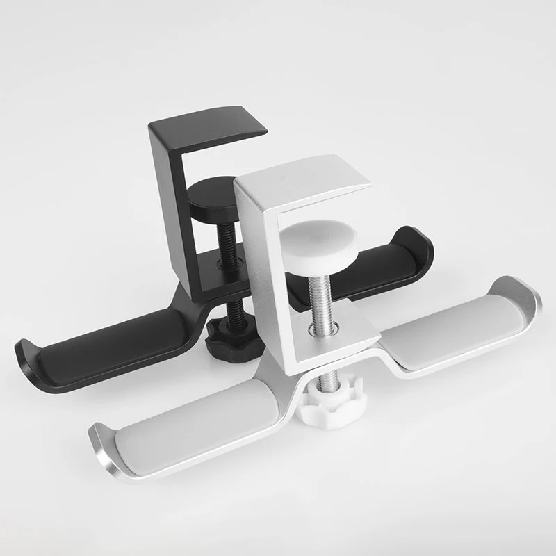 

Подставка для гарнитуры с двойной головкой, настольная вешалка для хранения, вешалка для гарнитуры без перфорации, крючок из алюминиевого с...