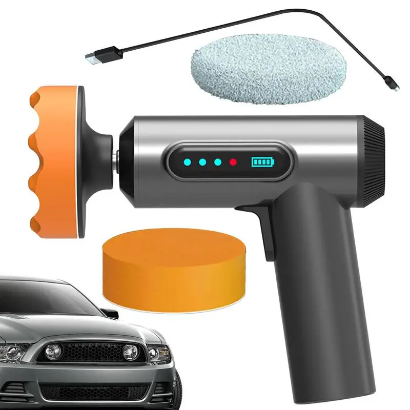 

Cordless Car Polisher 4000mAh Rechargeable Polishing Machine Kit Portable Auto Waxing Glass Scratches Repair Polishing Tool For