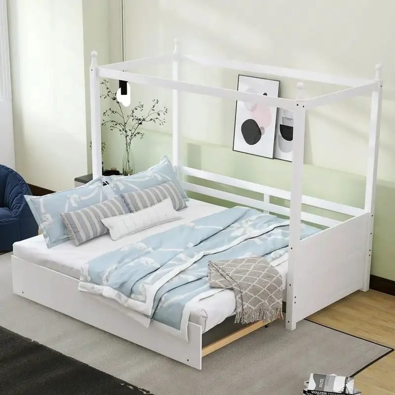 

Size Daybed or Pull-Out Platform Bed, White