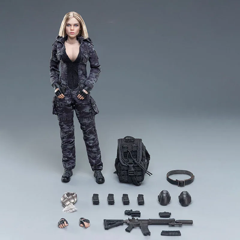 

VERYCOOL VCF-3005 1/12 Scale Model Black MC Camouflage Villa Figure For 6 Inch Female Action Figure Doll Collection Gifts
