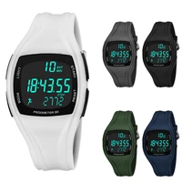3d pedometer alarm chronograph multifunction men digital wrist watch waterproof