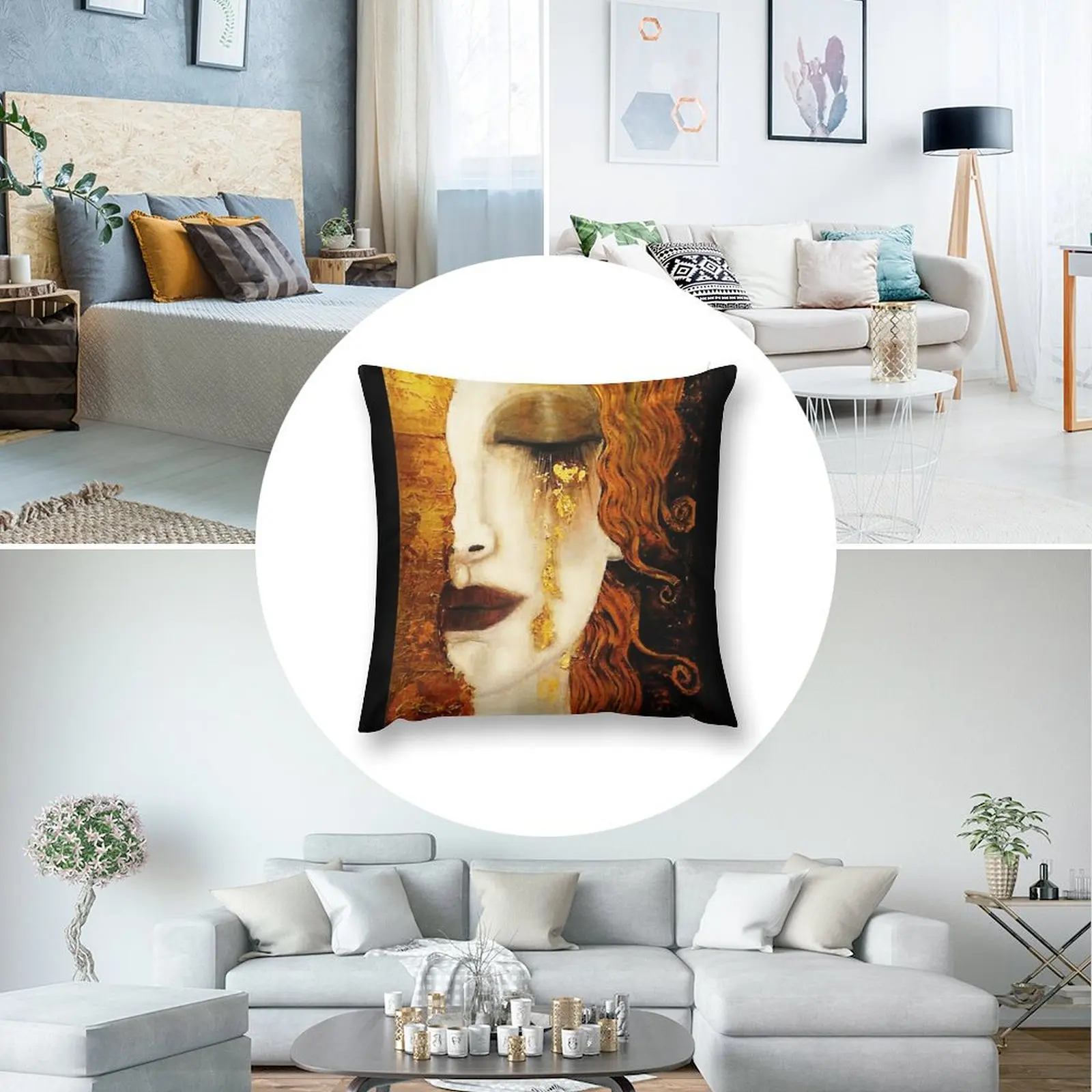 Роскошная дизайнерская Подушка Klimt