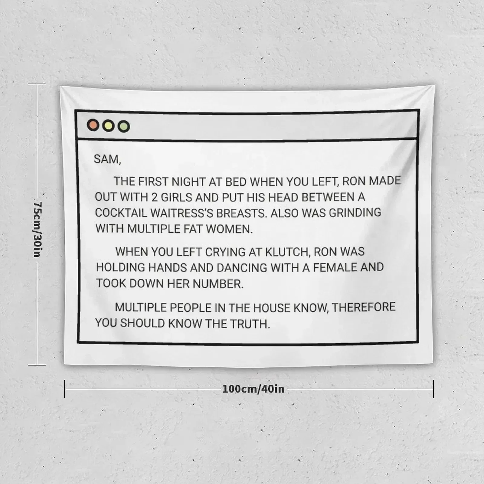 Jwoww и Snooki письмо Sammi гобелен украшение для спальни декоративные настенные фрески