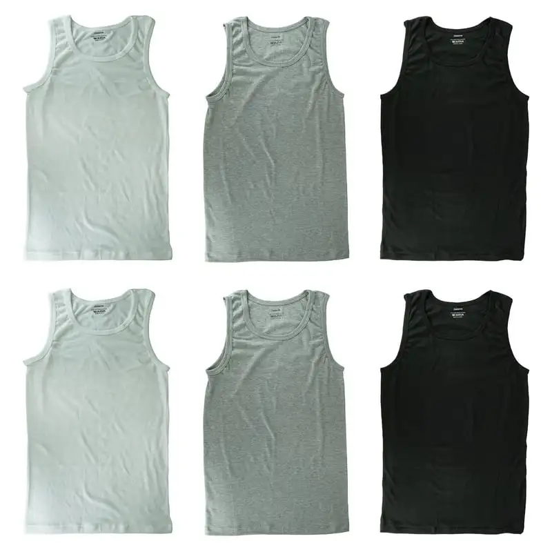 

Cotton Adult Men`s Basic Undershirt Tank Top Athletic Sleeveless Tee
