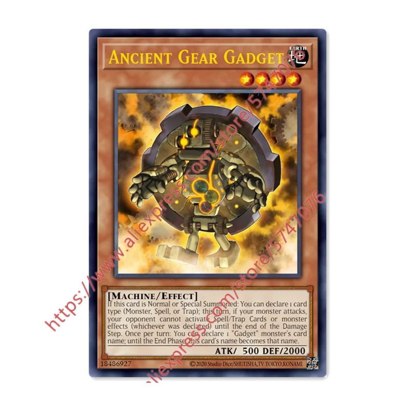 

Yu Gi Oh Ancient Gear Gadget SR Japanese English DIY Toys Hobbies Hobby Collectibles Game Collection Anime Cards