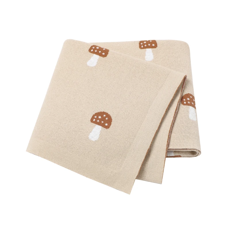 

Baby Blankets Newborn Boys Girls Cotton Stroller Bedding Swaddle Wrap Quilts 100*80cm Breathable Knitted Infant Receiving Covers