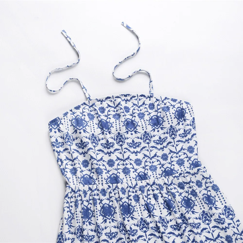 Женское богемное платье-макси с открытой спиной и высокой талией |