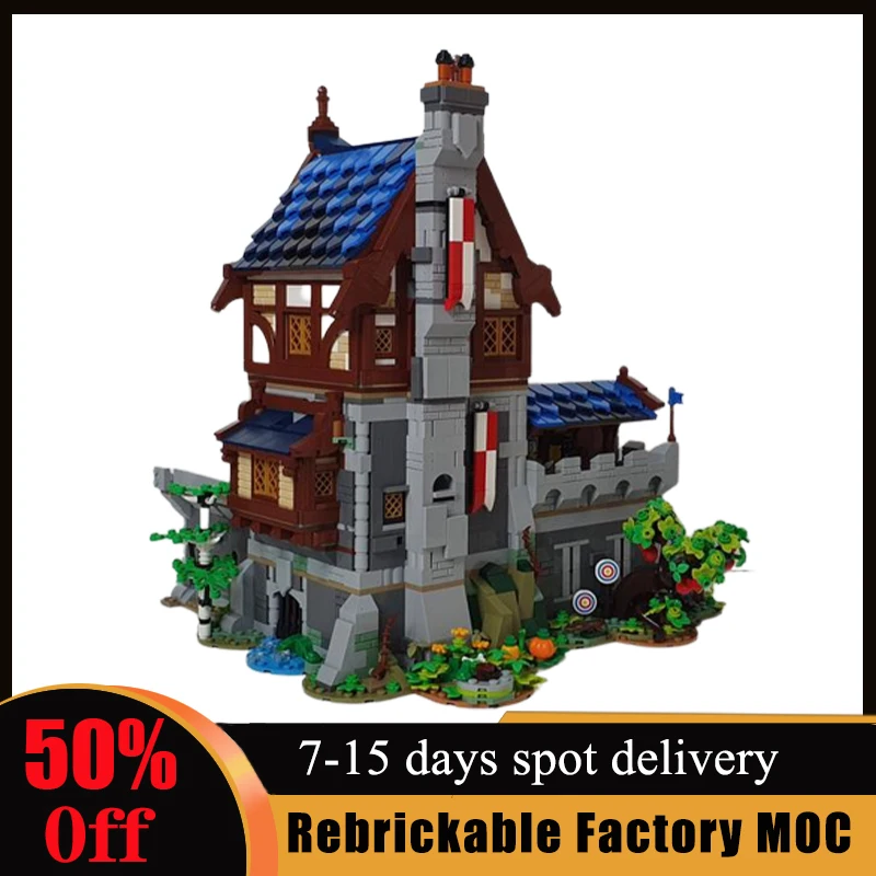 

3151pcs Medieval Castle Keep Building Blocks MOC-118869 Assembly toy Customized MOC Street view Birthday Children Xmas Toys Gift