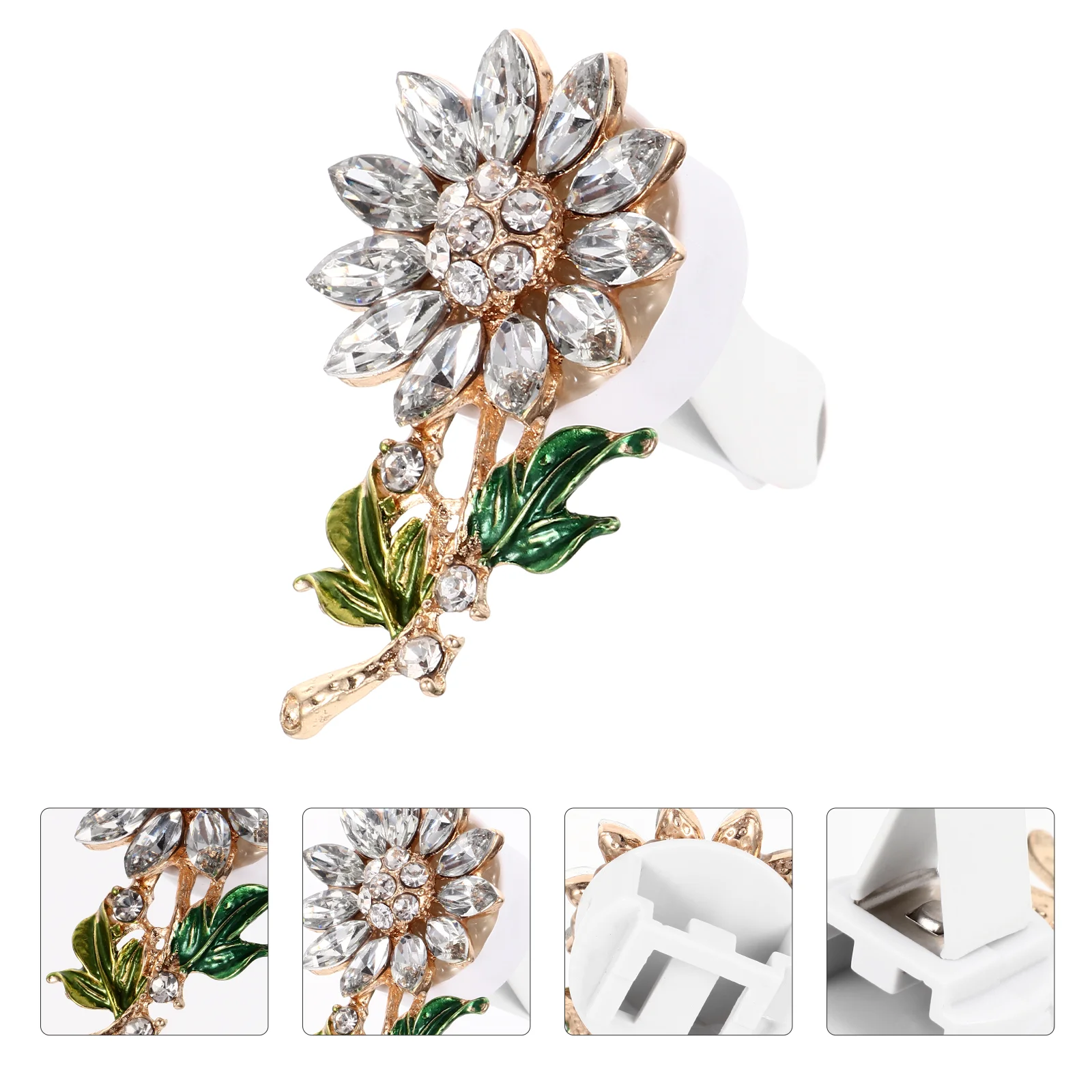 

Sunflower Decorations Pendant Car Interior Perfume Auto Ornament Beautiful Aromatherapy Adornment Zinc Alloy