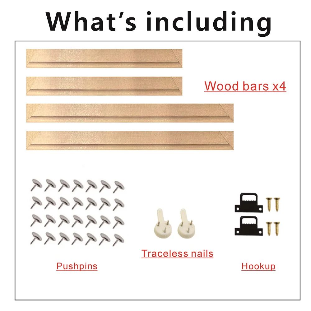 65x95 См Деревянная Рамка Для 70x100 Холст Искусство Современный Стиль Настенная