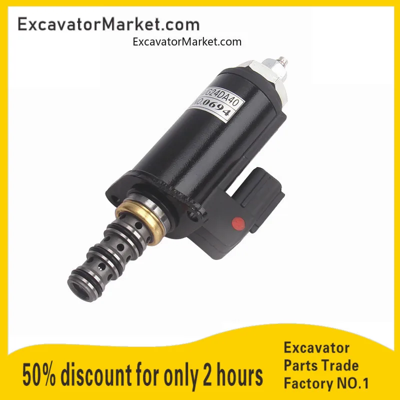 Детали для экскаватора Kobelco красный маленький пилот электромагнитный клапан