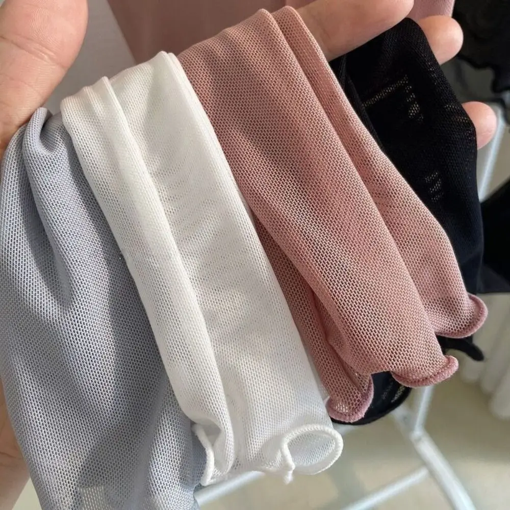 Повседневный сетчатый кардиган с рюшами и узлом прозрачный солнцезащитный топ