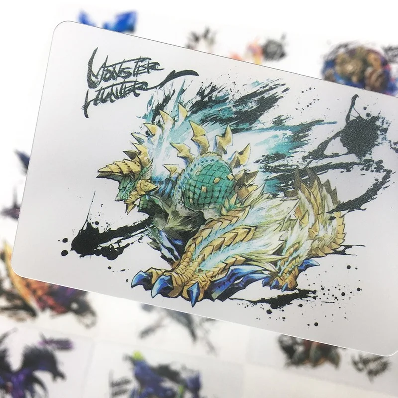 Монстр Хантер коллекция мировых карт игра сияющая коробка ПВХ карты игрушки для