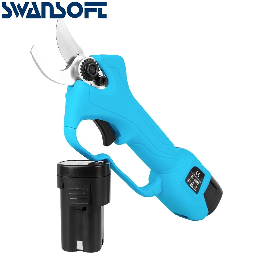 

Electric Pruning Shears 16.8V With 2 battery Optional Extension Rod Vineyard Vines Power Tools Cordless Electric Scissors