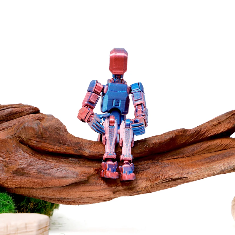 Многошарнирный подвижный робот с 3d принтом манекен Toyslucky 13