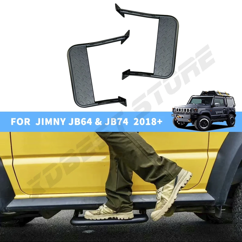 Аксессуары Jimny боковая подножка педаль мини-подставки для Suzuki JB64 JB74 2019-2024