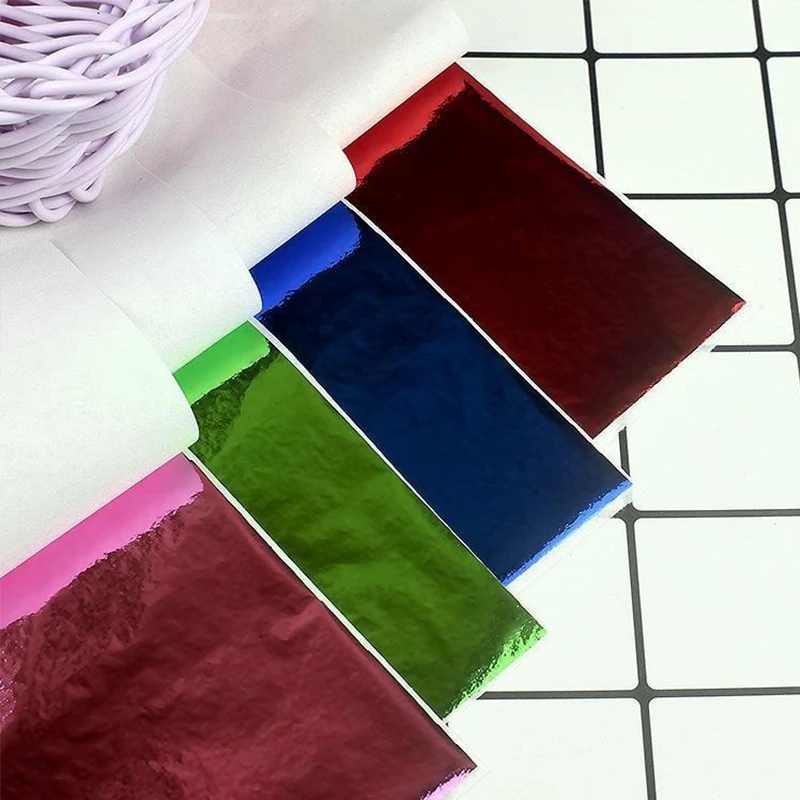 100 шт. листы в форме листьев декор для рукоделия искусство позолота имитация