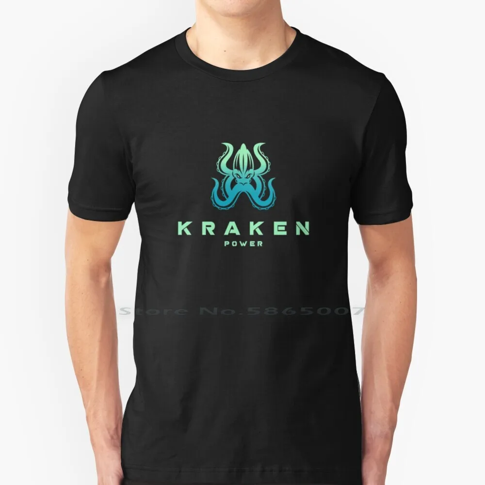 

The Kraken T Shirt 100% Cotton Sea Creature Hockey Kraken Release The Kraken Kraken Soccer Sports Big Size 6xl Tee Gift Fashion