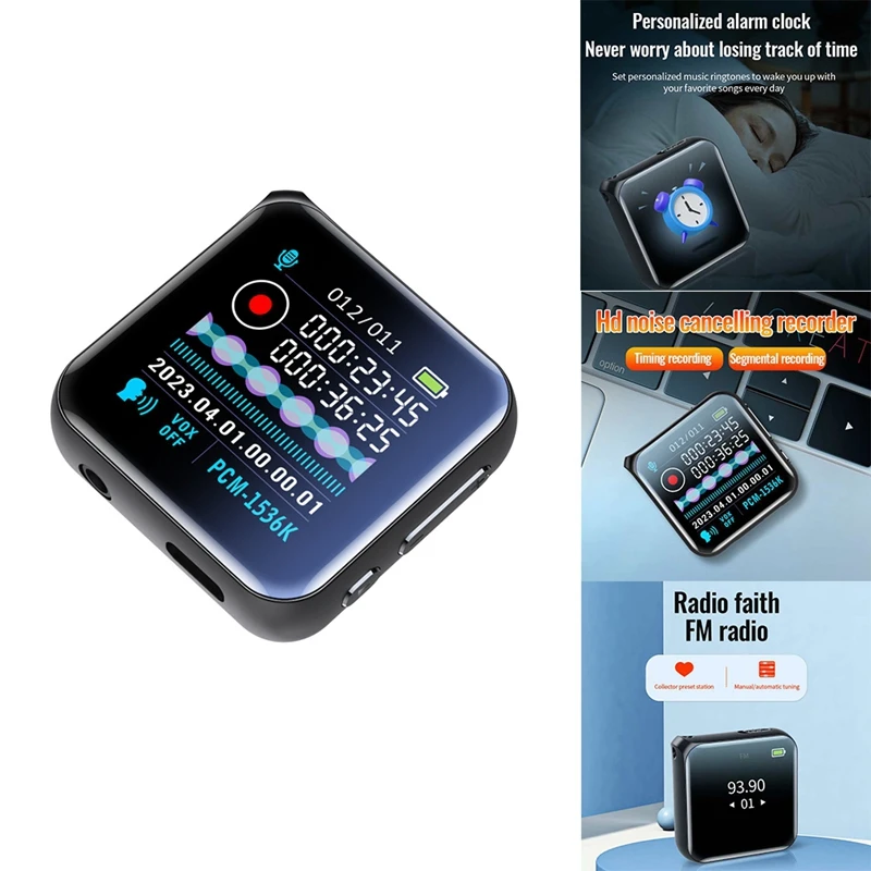 MP3-плеер с цветным экраном Портативный аудио-диктофон Электронная книга FM-радио