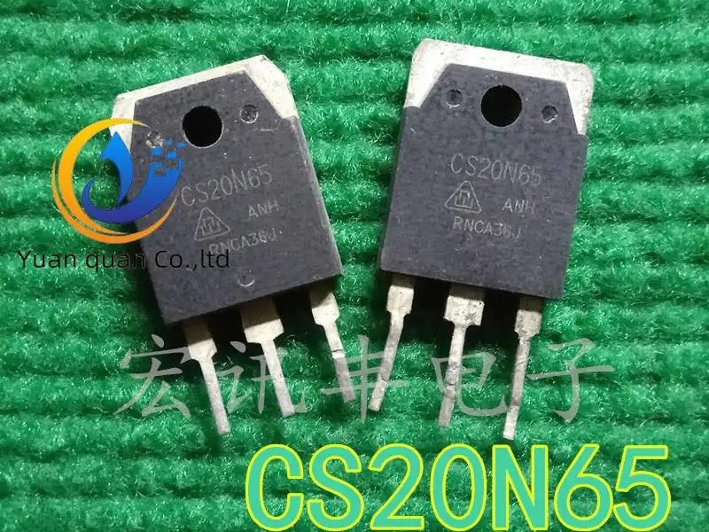 

30 шт., оригинальные новые модели CS20N65, товар будет протестирован и доставлен