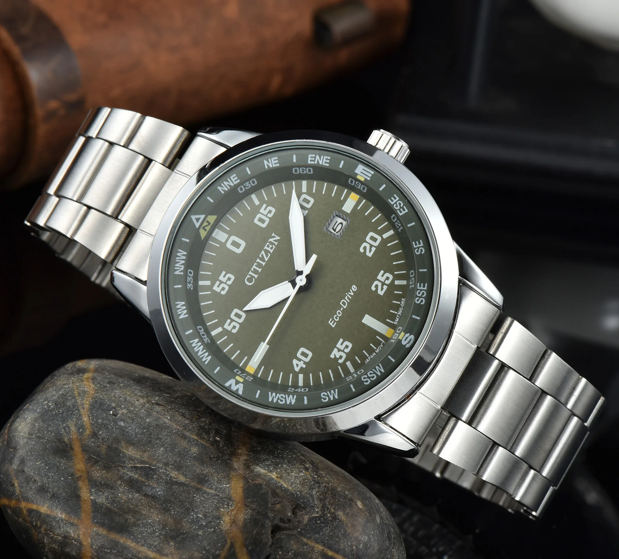 Top Brand High Quality Men's Watch Citizen Full Function Belt Quartz Men's Business Watch