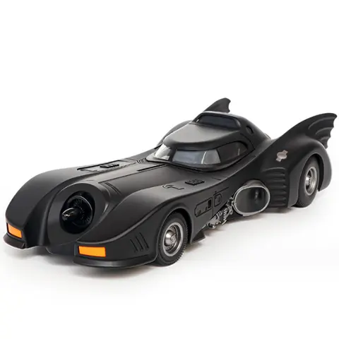 Модель классического автомобиля из фильма «летучая мышь», модель спортивного автомобиля из сплава, литой металлический игрушечный гоночный автомобиль, модель со звуком, искусственная модель, детские подарки, 1/24