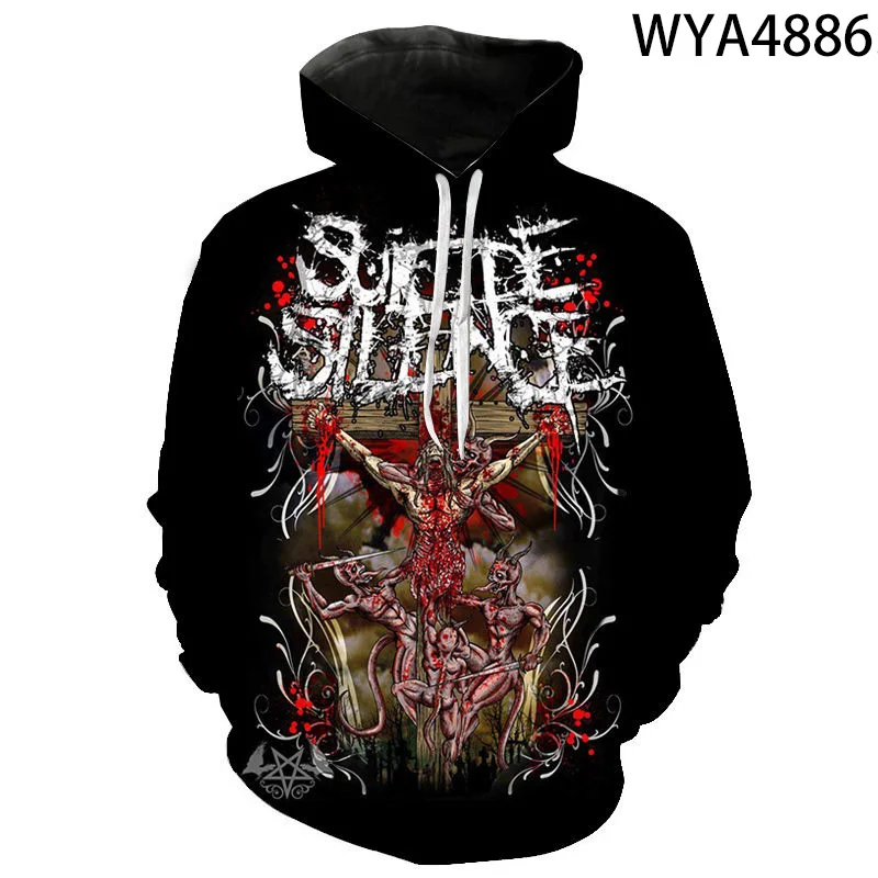 

New Spring And Fall Hoodies Cool Goth Skull Horror Men Women Children 3D Printed Hooded Sleeve Sweatshirts Boy Girl Kids Coat
