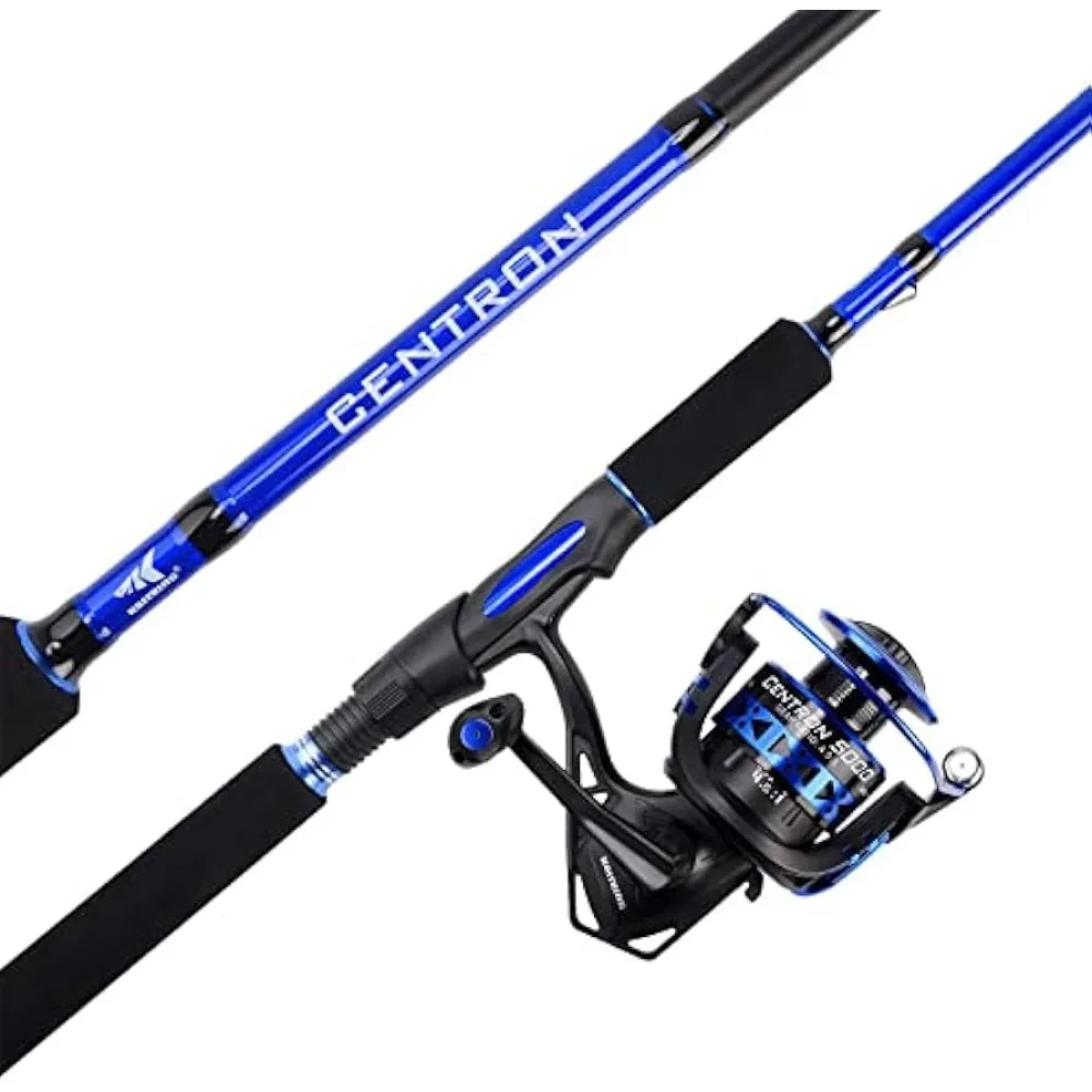 

Centron Spinning Reel – Fishing Rod Combos, IM6 Graphite 2Pc Blanks, Stainless Steel Guides
