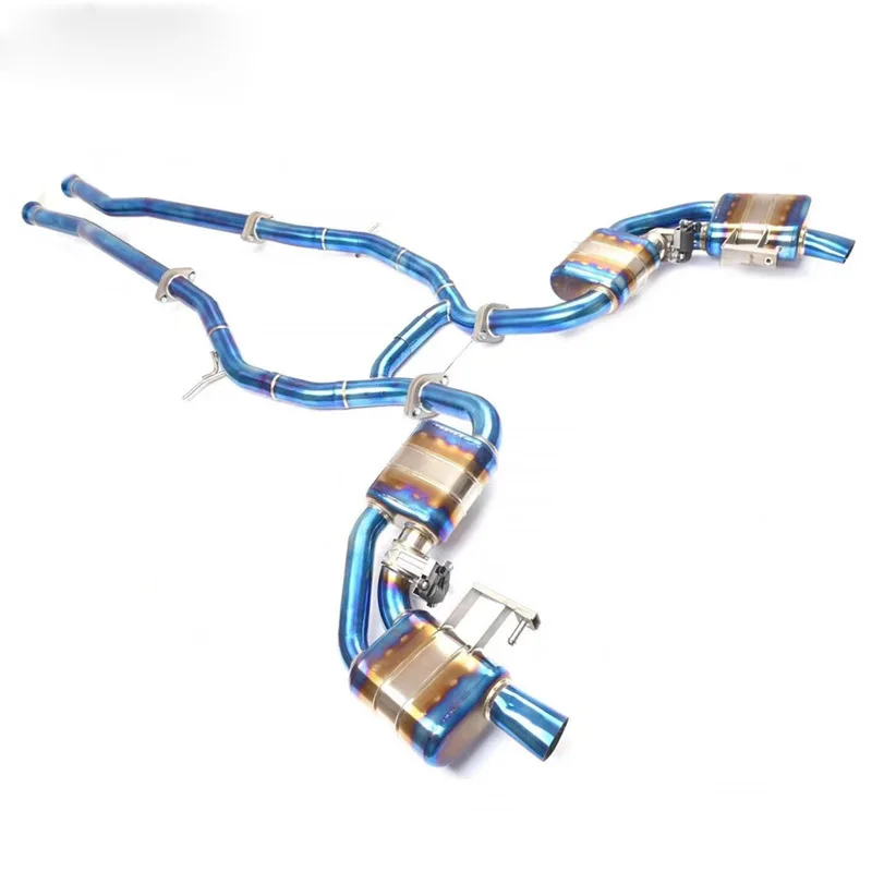 

Выхлопная труба Catback для Mercedes Benz S63/S63C COUPE C217 5,5 T 2014-2019, глушитель выхлопной трубы из титанового сплава